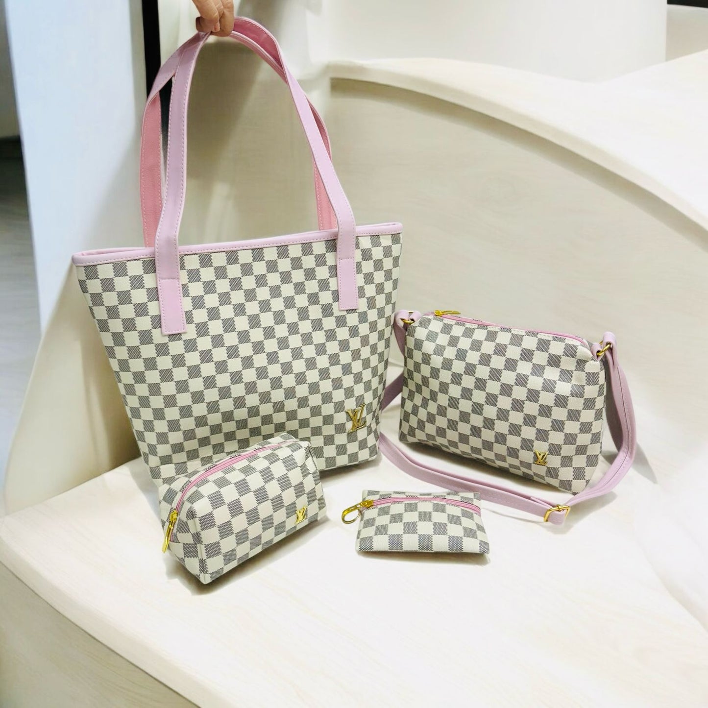 Set Elegante LV – Bolso de Mano y Accesorios