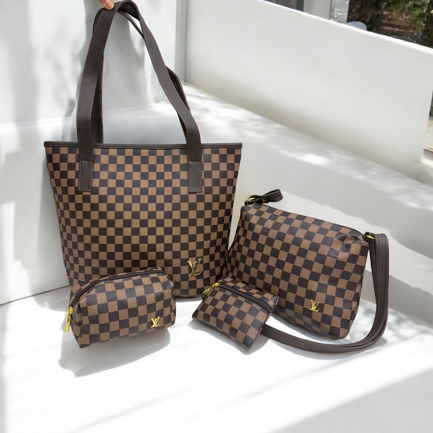 Set Elegante LV – Bolso de Mano y Accesorios