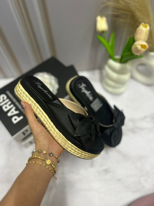 Sandalias Sueca Moño Yute