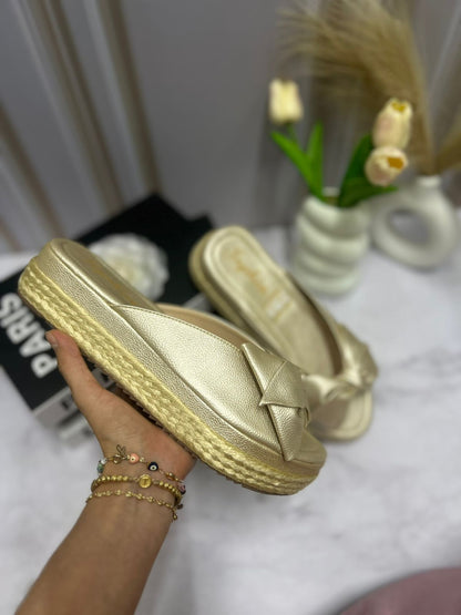 Sandalias Sueca Moño Yute